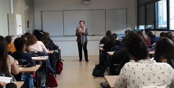 Madame Michèle André parle de la place des femmes