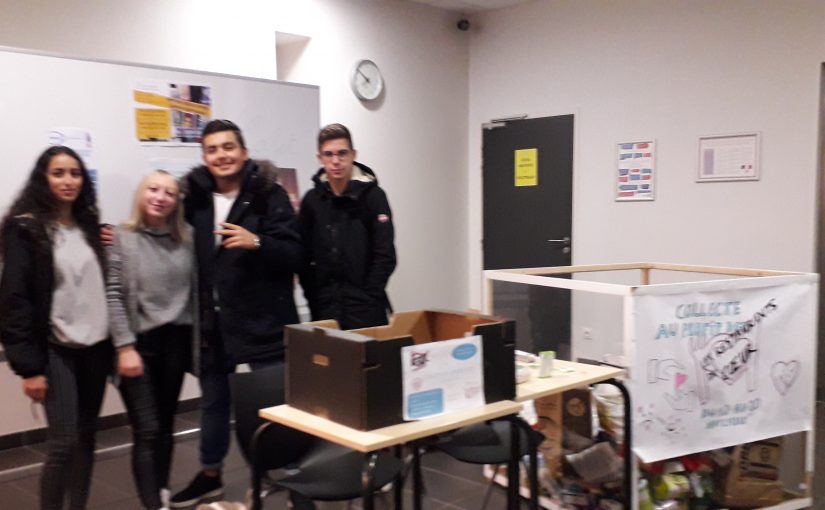 Collecte au profit des Restos du Cœur