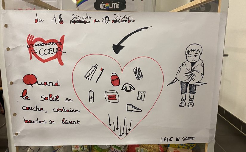 Collecte au profit des Restos du Cœur