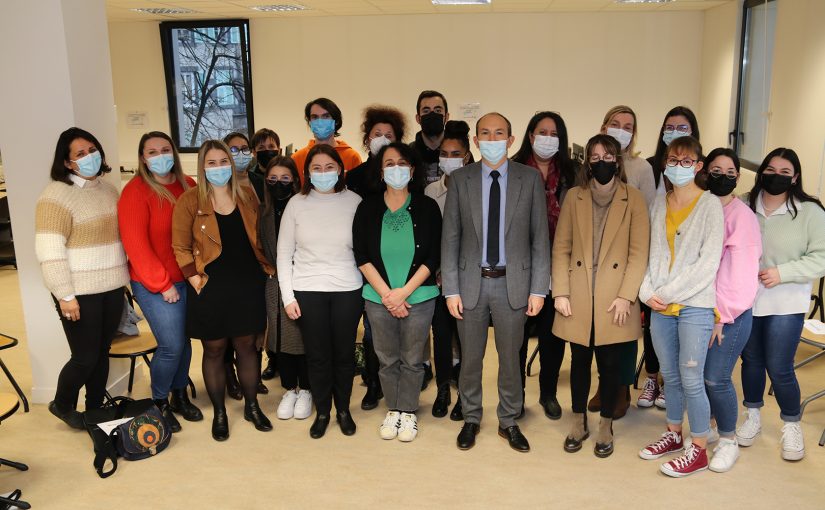 Visite de M. le Recteur