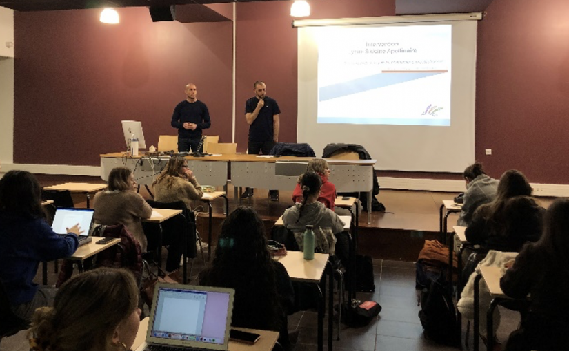 Les étudiants en BTS ESF accueillent l’association ALTHEA de Grenoble