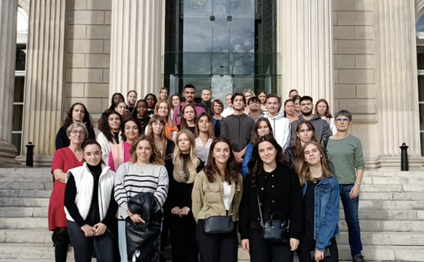 Les 2ème année de BTS SAM et les BTS Bioqualité à Paris