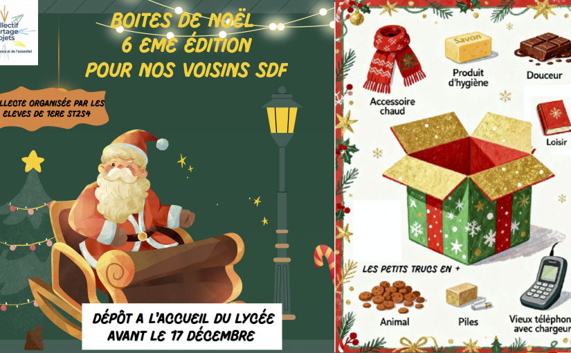 6ème édition des Boîtes de Noël 